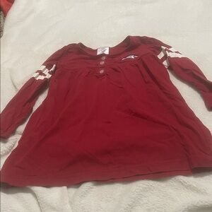 Stylish Red Razorback Kids Casual Dress